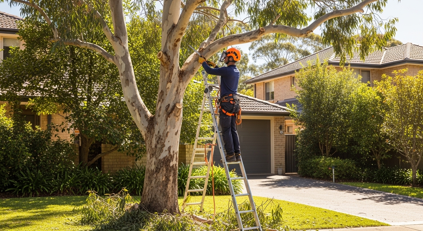 Boost curb appeal with professional arborist in Sydney shaping front yard trees
